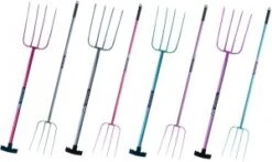 Manure Fork 4 Pronged T Handle