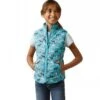 Ariat Youth Bella Ins Reversable Vest 2 Ariat Youth Bella Ins Reversable Vest -Saddle Sale Shop Ariat Bella INS RVSBL Vest Mosaic blue