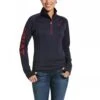 Ariat Unisex Youth Tek Team Sweatshirt -Saddle Sale Shop Ariat tek team zip navy heather