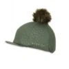 Aubrion Leopard Print Hat Silk -Saddle Sale Shop Aubrion Leopard Print Hat Silk Green