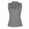 Aubrion Poise Sleeveless Polo -Saddle Sale Shop Aubrion Poise Sleeveless Polo Olive