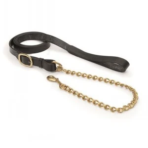 Blenheim Leather Lead Rein With Chain 3 Blenheim Leather Lead Rein With Chain