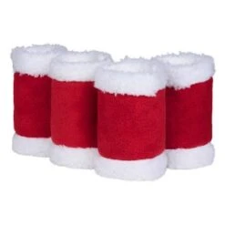 Hy Christmas Horse Leg Wraps Set Of 4