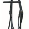Jeffries Snaffle With Show Noseband And Rubber Reins 1 Jeffries Snaffle With Show Noseband And Rubber Reins -Saddle Sale Shop Jeffries Show bridle set with reins