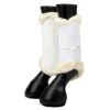 Lemieux Fleece Edged Mesh Brushing Boot -Saddle Sale Shop Lemieux fleece edged Mesh brushing boot White