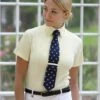 Ladies Short Sleeved Tie Shirt