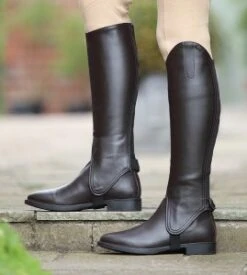 Shires Childrens Synthetic Leather Gaiter