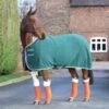 Shires Tempest Fleece Rug -Saddle Sale Shop Shires Tempest Fleece Rug Green Orange Grey