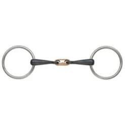 Sweet Iron Copper French Link Loose Ring Snaffle