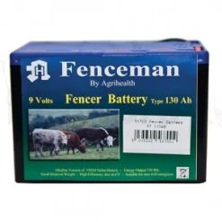 Fenceman Battery 9v 130ah Alkaline