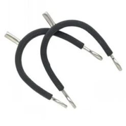 Rubber Covered Steel Spurs Adults