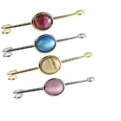 Show Quest Stock Pin Semi Precious Stone