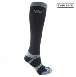 Woof Long Waffle Knit Riding Sock